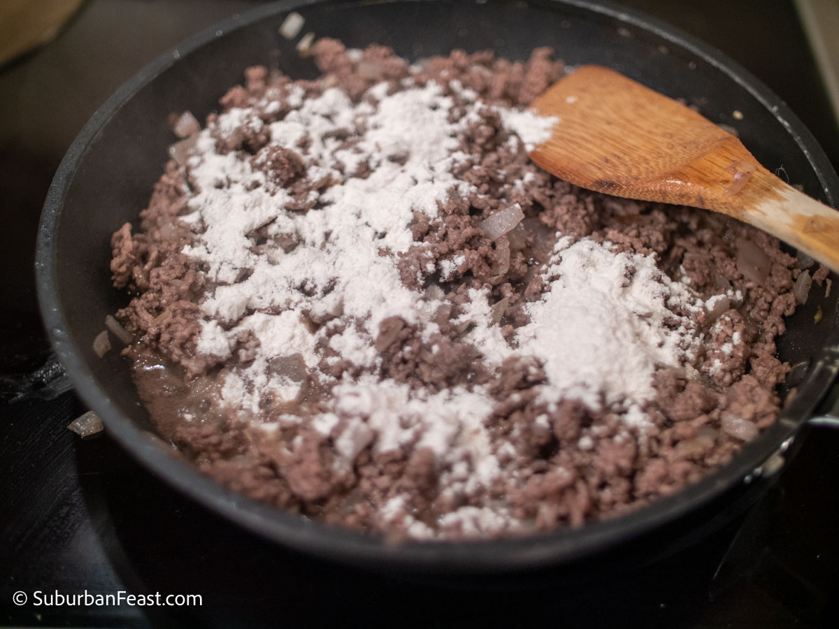 Flour Added to Ground Beef