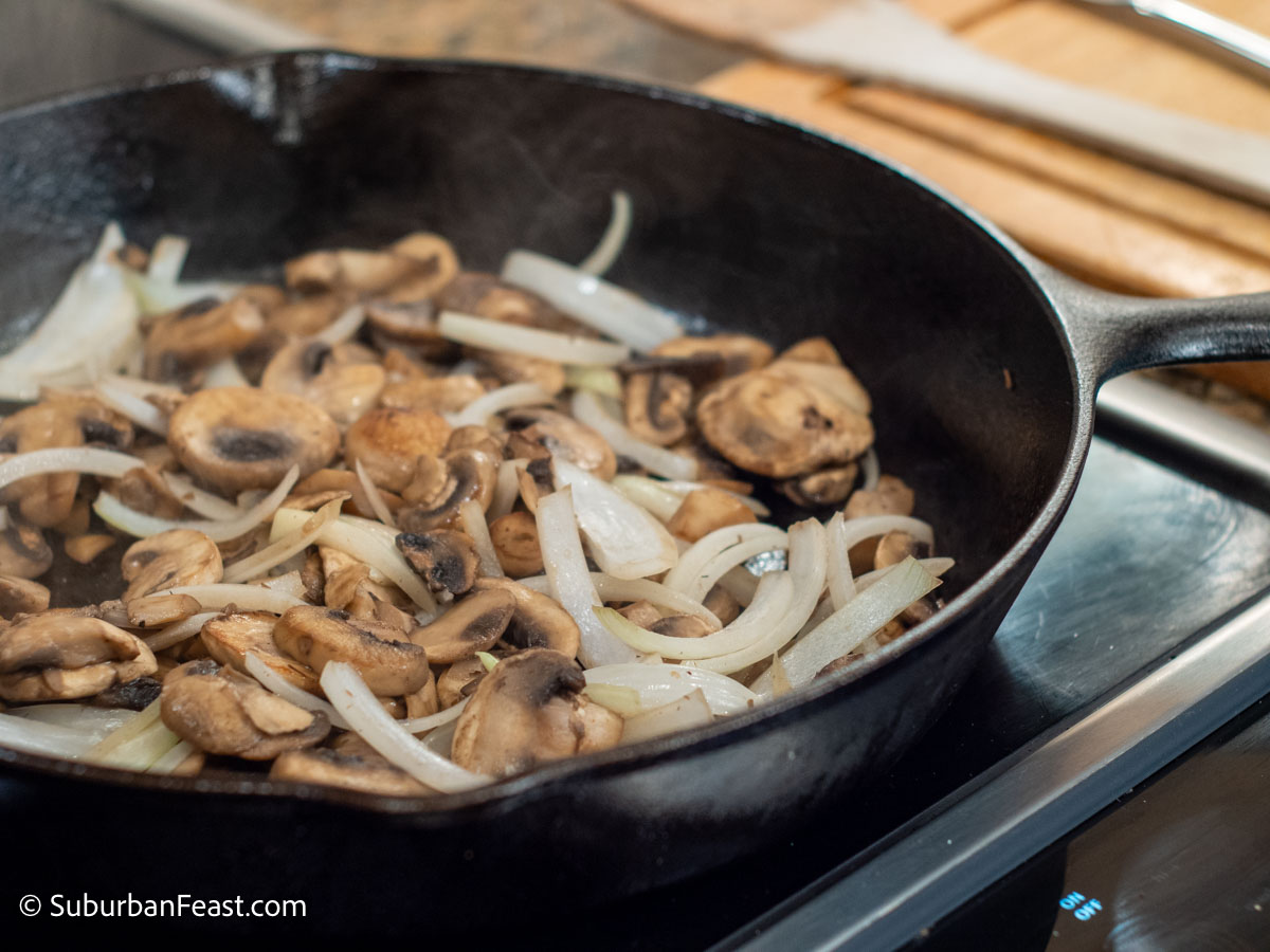 Mushroom Onion Saute