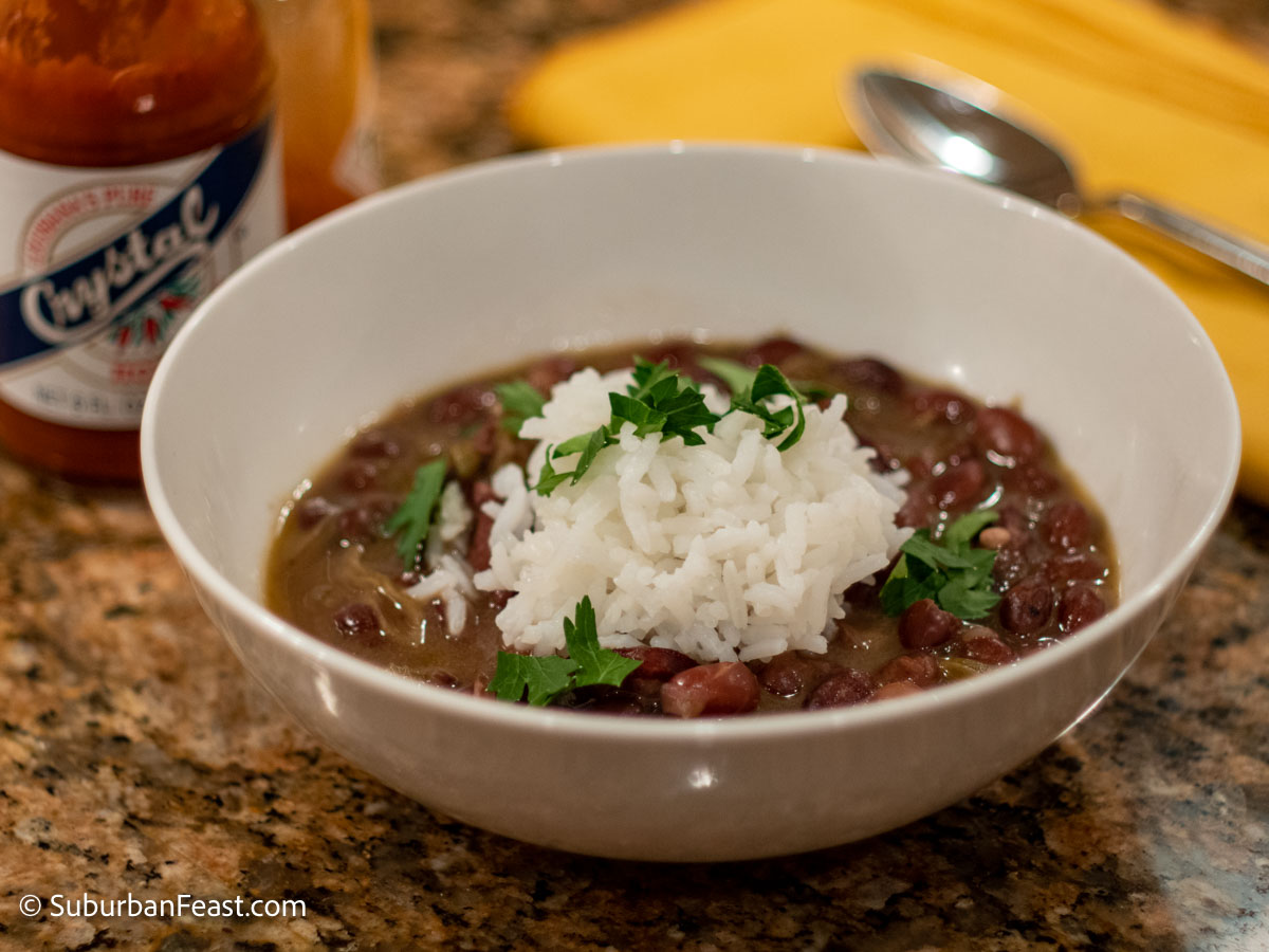 Red Beans and Rice Close-up